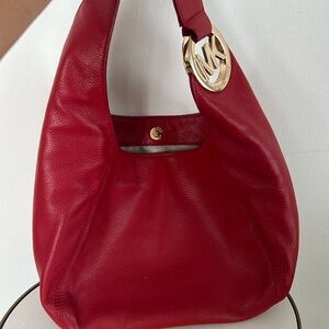 Red Michael Kors bag